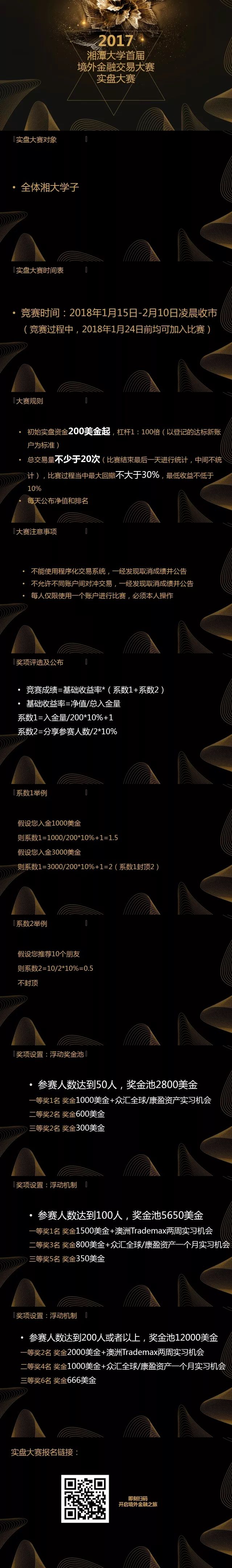 纳斯达克论坛-万元美金等你来拿！2017湘潭大学首届境外股票交易大赛实盘大赛火热报名中！ ...(5)