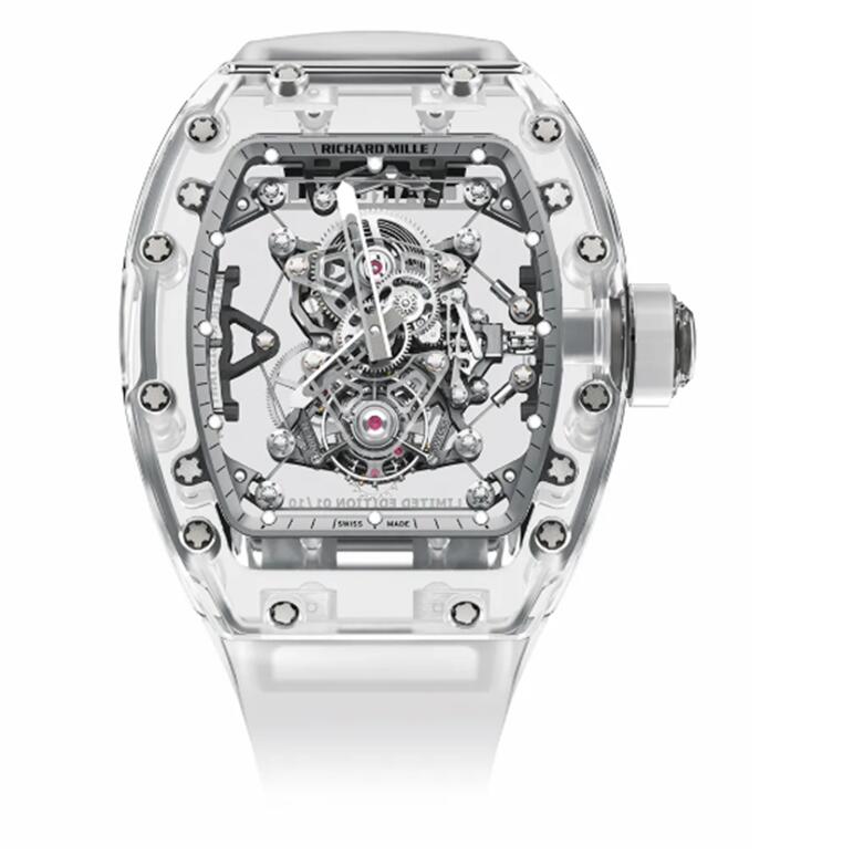 股票论坛大厅-以光为刃破界！RICHARD MILLE 理查米尔RM 75-01 蓝宝石腕表重塑视觉美学(5)
