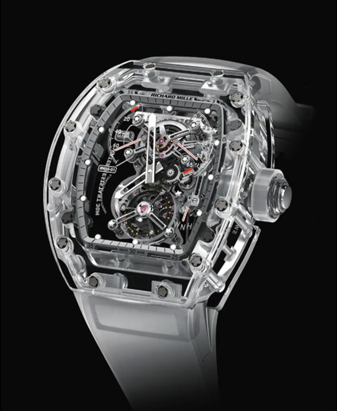 股票论坛大厅-以光为刃破界！RICHARD MILLE 理查米尔RM 75-01 蓝宝石腕表重塑视觉美学(4)